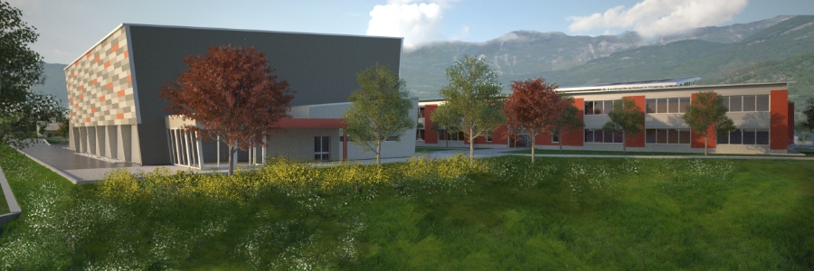 SOVRACOMUNALE School - Volano - Italy.
LEED Platinum 2007 attempted.