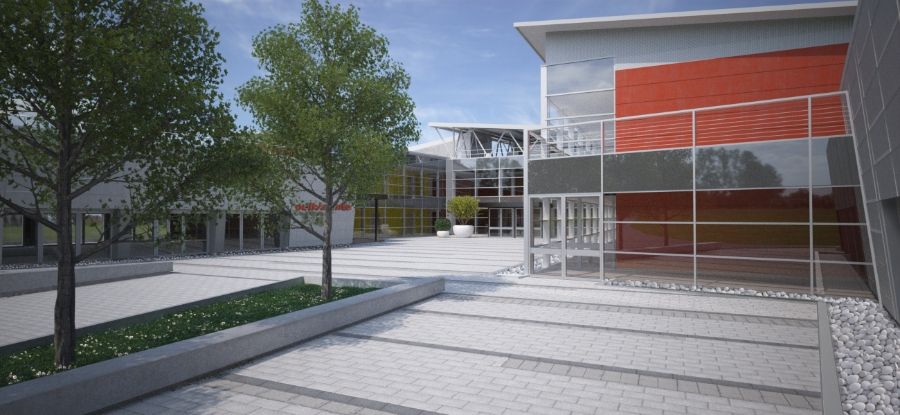Volano New School Complex - External View Rendering.