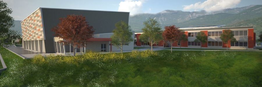 Volano New School Complex - External View Rendering.